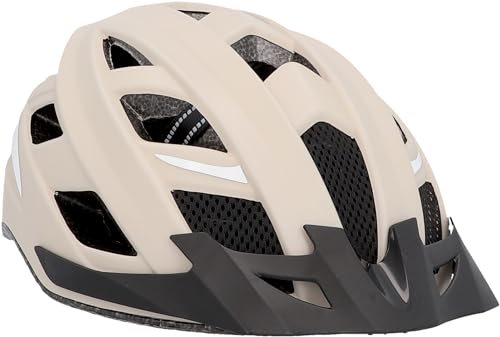 FISCHER Dallas Fahrradhelm, Kunststoff, beige, S/M, 52-59 cm