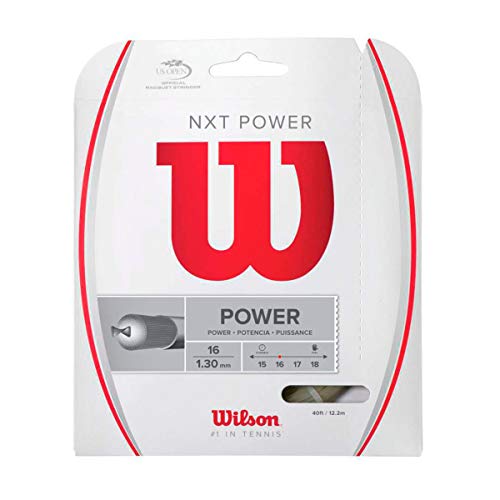 Wilson Unisex Tennissaite NXT Power, natur, 12,2 Meter, 1,30 mm, WRZ941600