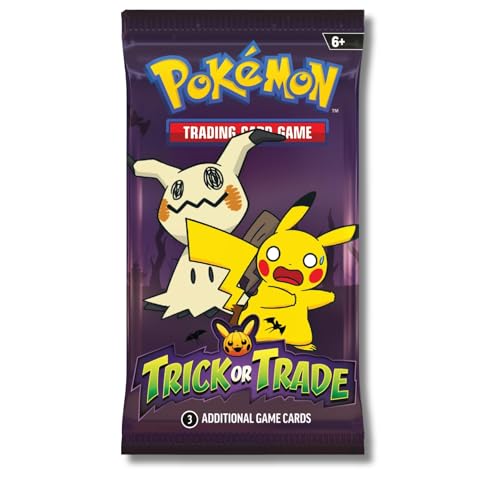 Pokemon 2023 Trick or Trade Mimikyu & Pikachu, Mini-Booster-Pack