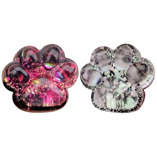 2 Stück Cat Paw Squishy Katzenpfoten Squishy Toy Katzenpfoten Squeeze Spielzeug Squeeze Spielzeug Zum Stressabbau,Stressbälle Anti Stress Sensory Fidget Toys Für Erwachsene Und Kinder,6x7cm