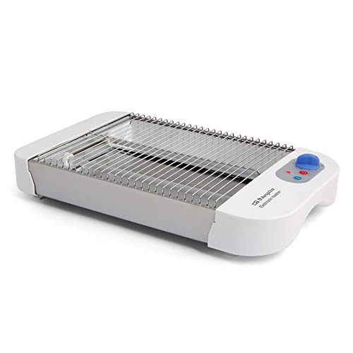 Orbegozo TO 1010 - Toaster, horizontal, Aufwärmen von Feingebäck, Typ Multipan, Krümelschubalde, Timer, 600 W, Grau