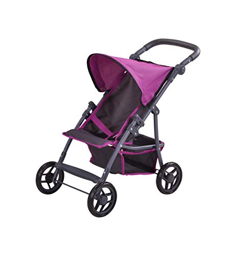Knorrtoys 16882 16882-Puppenbuggy Liba tec Purple Puppenbuggy, 54 x 35 x 44 cm