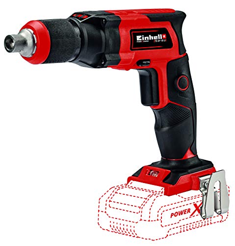 Einhell Akku-Trockenbauschrauber TE-DY 18 Li-Solo Power X-Change (Lithium-Ionen, 18 V, 4000 min-1, Tiefenanschlag, Dauerbetrieb, ohne Akku und Ladegerät, inkl. Koffer)