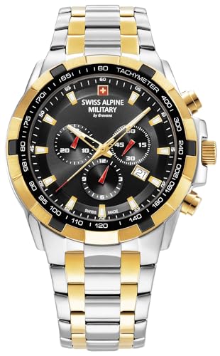 Swiss Alpine Military Herren Uhr Chrono 7043.9147SAM Edelstahl
