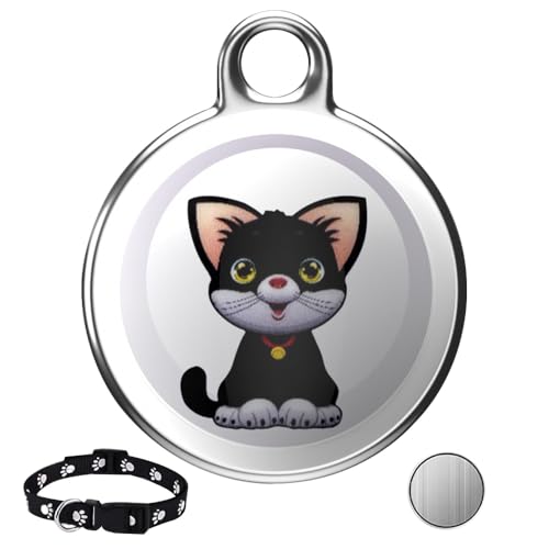 Rppiup GPS Tracker für Katzen Hunde, Mini GPS Tracker Hund Katze Ohne ABO, Wasserdicht Tracker Hund, Katzen Tracker, Live-Ortung, Haustier Tracker GPS für Katzen, Hunde, Kofferraum, Rucksack, Model A