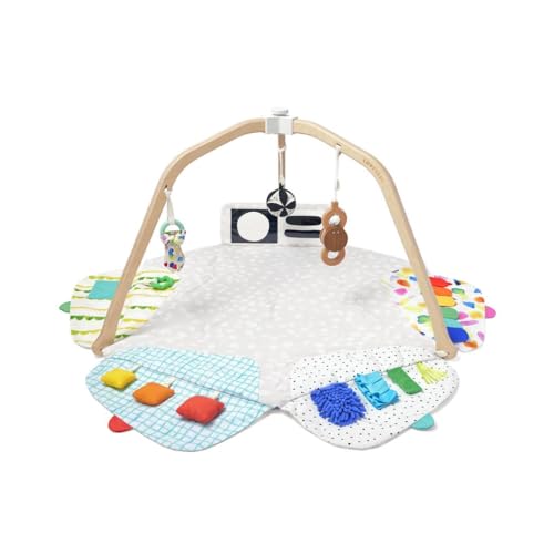 Lovevery Play Gym - Baby Spieldecke mit Spielbogen - Entwicklungsfördernder und nachhaltiger Spielbogen - Interaktiver Erlebnisdecke, entworfen von Experten für die Entwicklung des kindlichen Gehirns