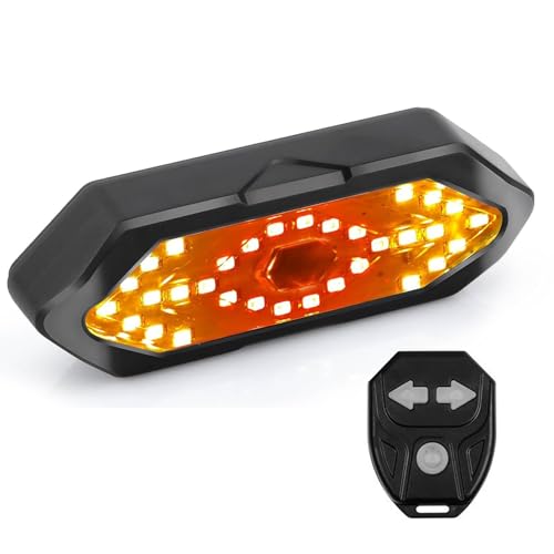 Blinker, Blinker e Scooter mit Fernbedienung, USB Wiederaufladbares Fahrrad, Wasserdicht E Scooter Blinker