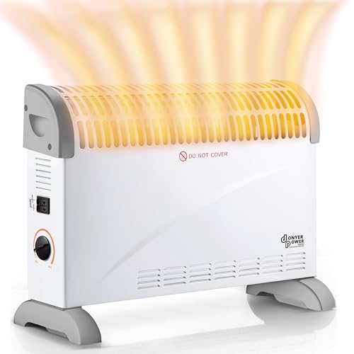 DONYER POWER Electric Convector Radiator Heater Room Heating Oil-Free Radiator …