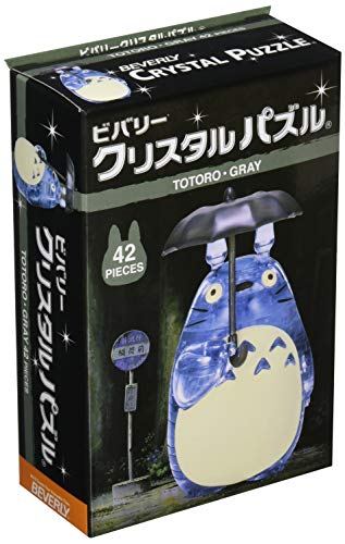 Beverly 42 Stück Kristall Puzzle Totoro Grau