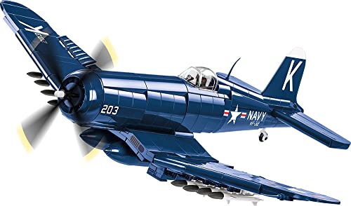 COBI 2417 Historical Collection Korean War F4U-4 Corsair Aircraft Amerikanisch Bausteine, Various, Small