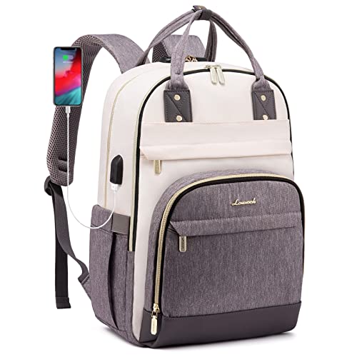 LOVEVOOK Rucksack Damen Laptop Rucksack 17 Zoll Schulrucksack Mädchen Teenager Wasserdicht Schultasche Jungen Backpack Anti-Diebstahl School Bag für Schule Reise Arbeit Leicht