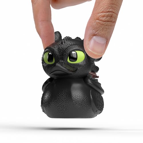 TUBBZ Mini: Drachenzähmen leicht gemacht - Ohnezahnals Cosplay-Gummiente Vinyl-Figur
