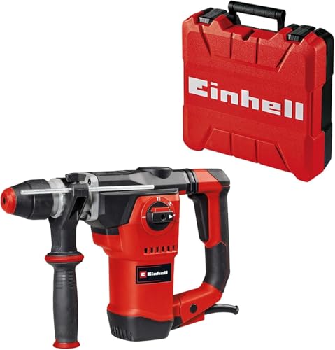 Einhell Bohrhammer TE-RH 32-1600 4F (1.600 W, 4,5 J, Hammerbohren/Bohren/Meißeln mit und ohne Fixierung, Pneumatisches Schlagwerk, SDS-plus Werkzeugaufnahme, inkl. Koffer)