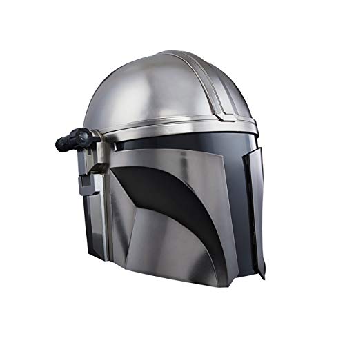 Star Wars Hasbro Wars The Black Series The Mandalorian elektronischer Premium Helm Rollenspielprodukt, Silber, One Size