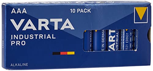 Varta Industrial Batterie Micro LR03 AAA 1.5V, 10er Pack