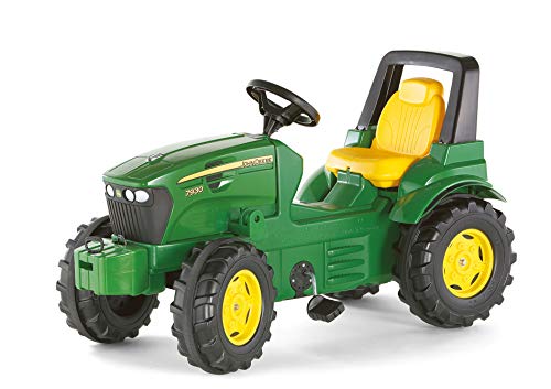 Rolly Toys rollyFarmtrac John Deere 7930 (Sitz verstellbar, Flüsterlaufreifen, Alter 3-8 Jahre, Front- und Heckkupplung, Tretfahrzeug für Kinder) 700028