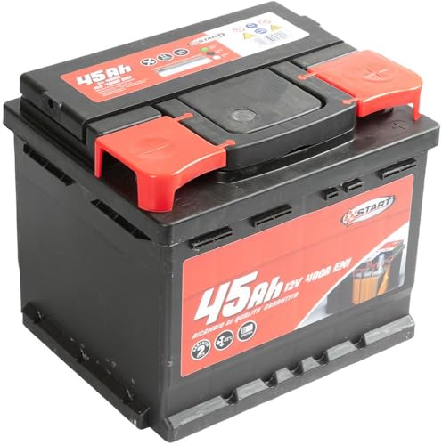 Autobatterie 45 Ah 12 V 400 A Pluspol rechts Kassette L1