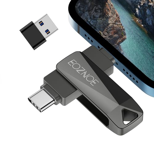 EOZNOE 64GB USB Stick für iPhone/iPad/Android Handy/Laptop/PC,USB-Flash-Laufwerk Speicherstick Externer Speichert mehr Fotos und Videos ohne APP