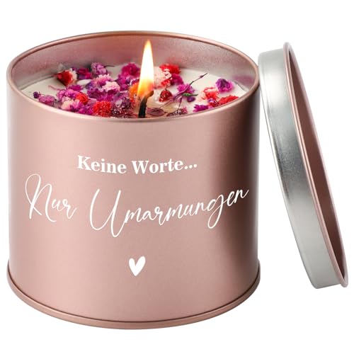 PRSTENLY Trauergeschenk für Frauen Kondolenz Trauerkerze Mit Spruch Gedenk, Verstorbene Lieblingsmensch, Beileidsgeschenke Lieblingsmensch Abschiedsgeschenk Kollegen Geschenke für Hundebesitzer Frauen