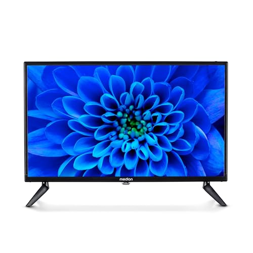 MEDION 59,9 cm (24 Zoll) Full HD Fernseher (perfekt für Camping Wohnmobil LKW Garten, 12V KFZ Car-Adapter, Triple Tuner Receiver, HDMI, USB, MD 824000)