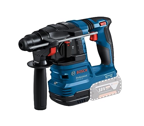 Bosch Professional 18V System Akku-Bohrhammer GBH 18V-22 (mit SDS plus, ideal zum Bohren von 6- bis 10-mm-Löchern, KickBack Control und Vibration Control)