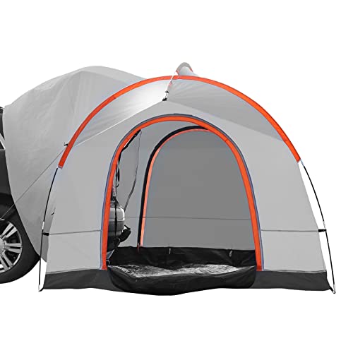 VEVOR LKW-Bettzelt mit Regenschicht und Tragetasche, wasserdichtes Doppellagiges LKW-Zelt für Camping, Unterkunft, Reisen, Outdoor-Aktivitäten