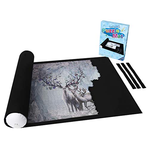 Lavievert Riesenfilzmatte zur Aufbewahrung von Puzzles, Puzzlesparer, Puzzle-Rollmatte für bis zu 3000 Teile