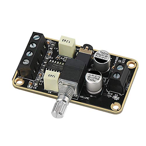 DollaTek Audioverstärker-Board, PAM8406 Digitales Leistungsverstärker-Board 5W + 5W Immersions-Gold-Stereoverstärker 2,0 zweikanalige Mini-Klasse-D-DC5V verstärken das DIY-Schaltungsmodul