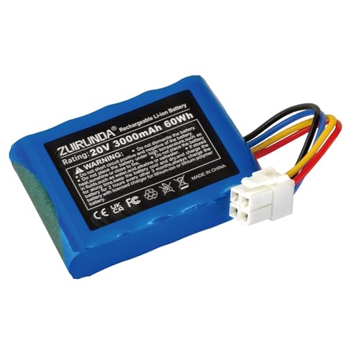 20V 3000mAh Li-Ion Akku Ersatz für Worx Landroid S300, S 390m2, S Basic, S300i, S450i, S500i, S700i, WR100SI, WR101SI, WR102SI, WR103SI, WR104SI, WR105SI, WR105SI.1, WR106SI, WR115MI