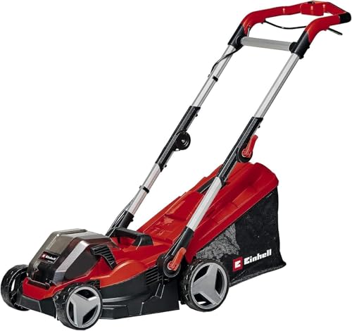 Einhell Akku-Rasenmäher GE-CM 36/34-1 Li-Solo Power X-Change (36 V, 33,5 cm Schnittbreite, bis 200 m², 30L Grasfangkorb, 25-65 mm Schnitthöhe, ohne Akku)