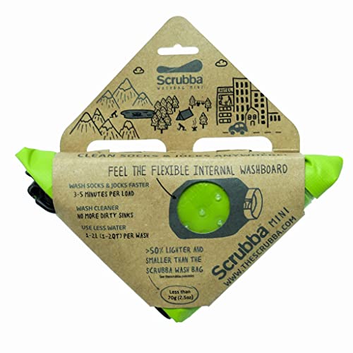 Scrubba Unisex – Erwachsene 710302-Reisewaschmaschine Reisewaschmaschine, Mehrfarbig, Mini