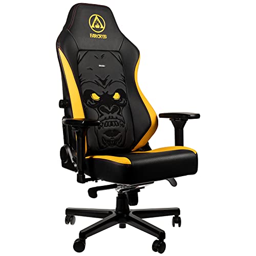 noblechairs Hero Gaming Stuhl, Bürostuhl Ergonomisch, Schreibtischstuhl, Gaming Chair PC, Gaming Sessel, Chefsessel Bürostuhl 150 kg Belastbarkeit, Far Cry 6 Edition