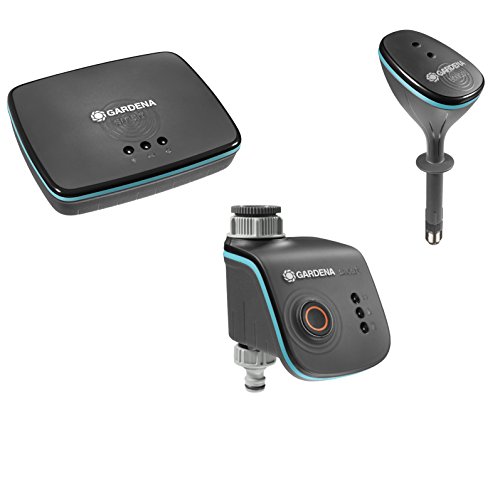 GARDENA 19102-20 smart Sensor Control Set, Pflanzen bewässern per smart App mit Tablet/Smartphone, erweiterbar durch alle smart system Geräte wie z. B. SILENO Mähroboter oder Pressure Pump