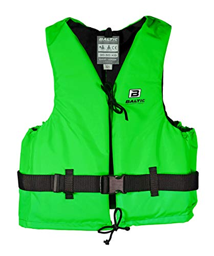 Baltic Schwimmhilfe Aqua Grün (Mod. 5316) Schwimmweste für erfahrene Schwimmer auf Binnengewässern, Größe:50-70kg