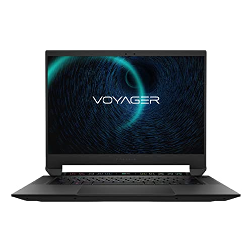 Corsair Voyager a1600 Gaming-Laptop (AMD Ryzen R9 6900HS, AMD Radeon RX 6800M, 32 GB DDR5, 16 Zoll 2560 × 1600 240 Hz IPS-Display, Cherry MX Ultra-Low-Profile-Tastenschalter, Windows 11) Schwarz