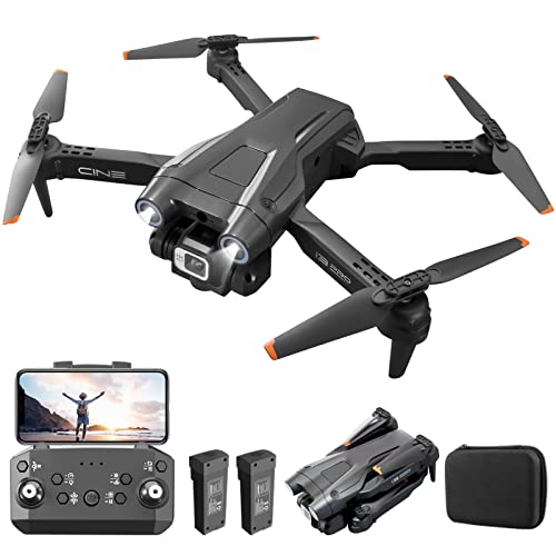 OKYUK i3 PRO Drohne mit kamera 4k, 50 Min. Flugzeit, unter 139 g, 200 Meter FPV-Übertragung, bürstenloser Motor. Follow-Me/Return/Fotografie/Video, RC Quadcopter für Anfänger, Erwachsene (Schwarz)