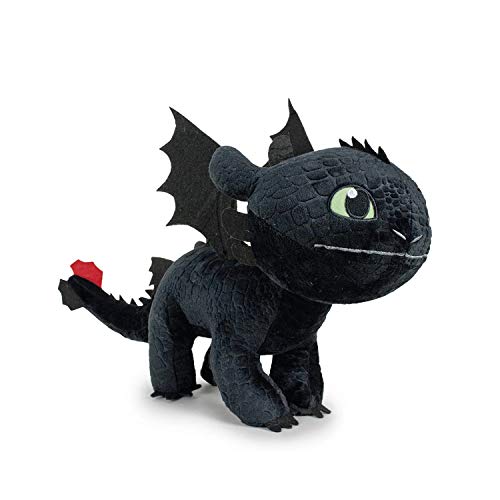 HTTYD Drachenzähmen leicht gemacht - Dragons - Plüsch Figur Kuscheltier Drachen Ohnezahn Toothless 11'/30cm - 76001661-1