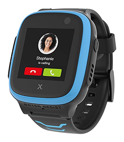 XPLORA X5 Play - wasserdichte Telefon Uhr für Kinder - 4G, Anrufe, Nachrichten, Schulmodus, SOS-Funktion, GPS, Kamera und Schrittzähler - 2 Jahre Garantie (BLAU)