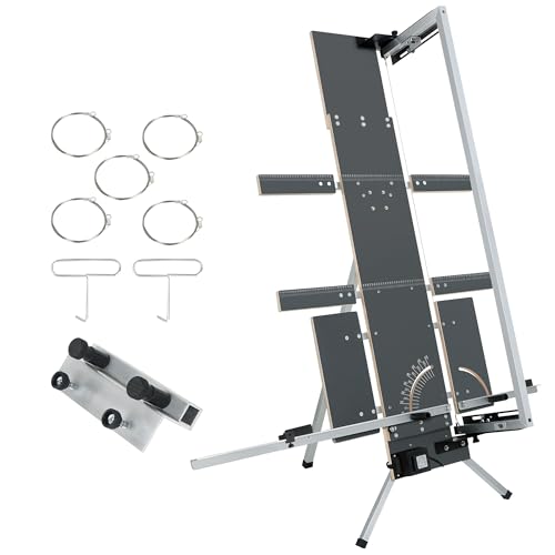 MINOVA MODELL7 Styroporschneider 200 Watt, 1.300mm freistehend Komplettes Set inklusive 5 Schneidedrähten, 1 Gerüsthalteblech und 2 Federgriff Heißdrahtschneider