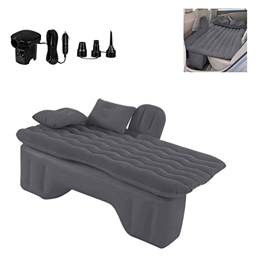 Dsplopk Car Air Mattresses, Inflatable Air Mattress, Car Accessories, Air Bed Car Mattress, Air Pump and 2 Attachments, Travel Cot with 2 Cus
