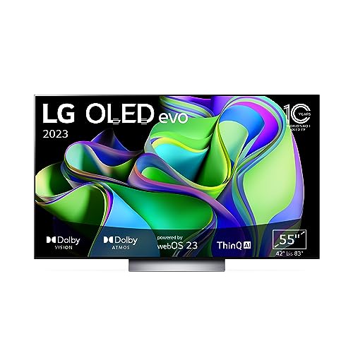LG OLED55C37LA TV 139 cm (55 Zoll) OLED evo Fernseher (Smart TV, Brightness Booster, 120 Hz) [Modelljahr 2023]