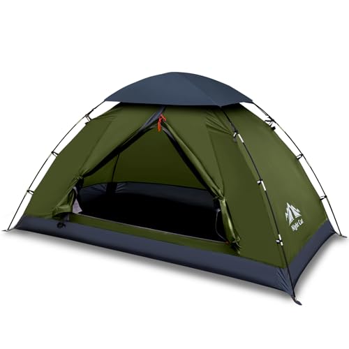 Night Cat Zelt für 1 Person Camping: Wasserdicht Rucksackzelte für 1 Mann Einfache Einrichtung Leichtgewichtig Wanderungen im Hinterhof