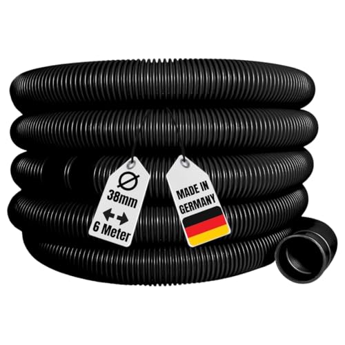 AquaOne Solarschlauch Poolschlauch 6 Meter 38mm 1 1/2' Muffenabstand 1,5m Schwimmschlauch Saugschlauch Pool Schlauch