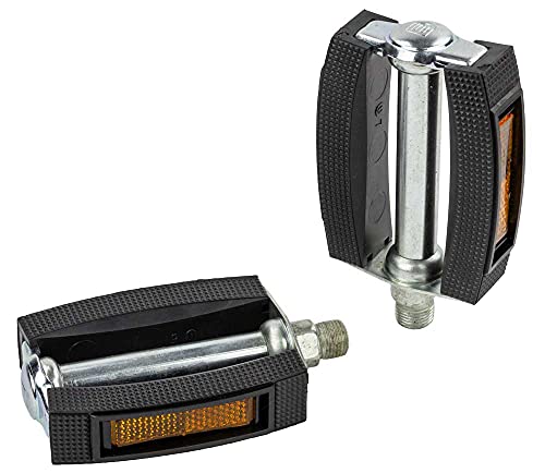 XLC Universal Pedal Gummiblock, schwarz, 9/16',Reflektor