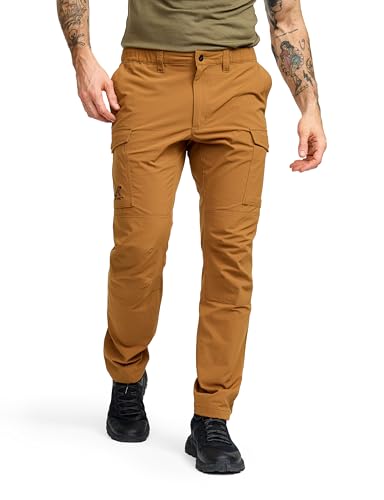 RevolutionRace Adventure Cargo Stretch Pants für Herren, Wanderhose für viele Outdoor-Aktivitäten, Rubber, L