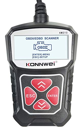 KW310 OBD2 / EOBD / CAN OBD II Diagnosewerkzeuge, MoreChioce Auto Diagnosis Diagnose Tools Motorsystem Überprüfen Motorlicht Codeleser,Schwarz