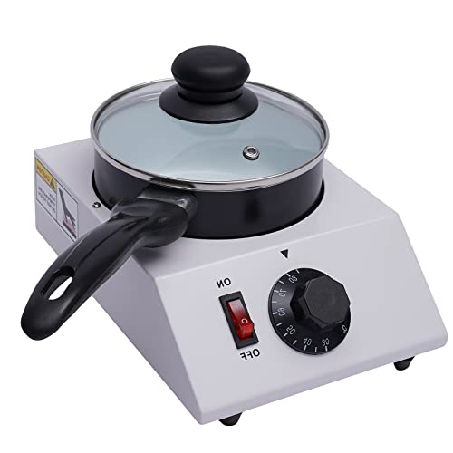 HarBin-Star Elektrische Schokoladenschmelzer, Schokolade Schmelzmaschine mit Deckel, 40W Schmelzgerät Süßigkeiten Schmelztiegel Schokolade Küchenwerkzeug, Professionelle Maschine Schmelztopf