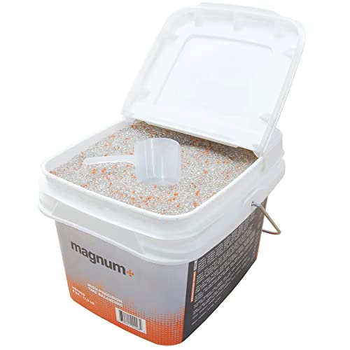 Magnum+ Reifen-Auswuchtperlen, 8 kg, mit Schaufel für LKW, SUV, Auto, Van, RV und Offroad-Reifen. TPMS-kompatibles Glas