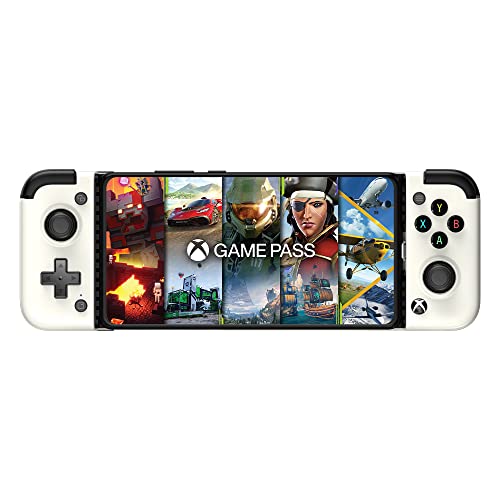 GameSir X2 Pro Mobile Game Controller für Android Type-C (100–179 mm), Handy-Controller für xCloud, Stadia, Luna, Apex, Diablo Immortal – 1 Monat Xbox Game Pass Ultimate – Passthrough Charging (weiß)