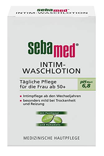 Sebamed Intim-Waschlotion pH 6,8, für die reife Frau, reinigt sanft bei Trockenheit im sensiblen Intimbereich und unterstützt den natürlichen Schutz gegen Reizfaktoren und die Feuchtigkeitsbalance